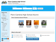Tablet Screenshot of penncambriahighschool.com